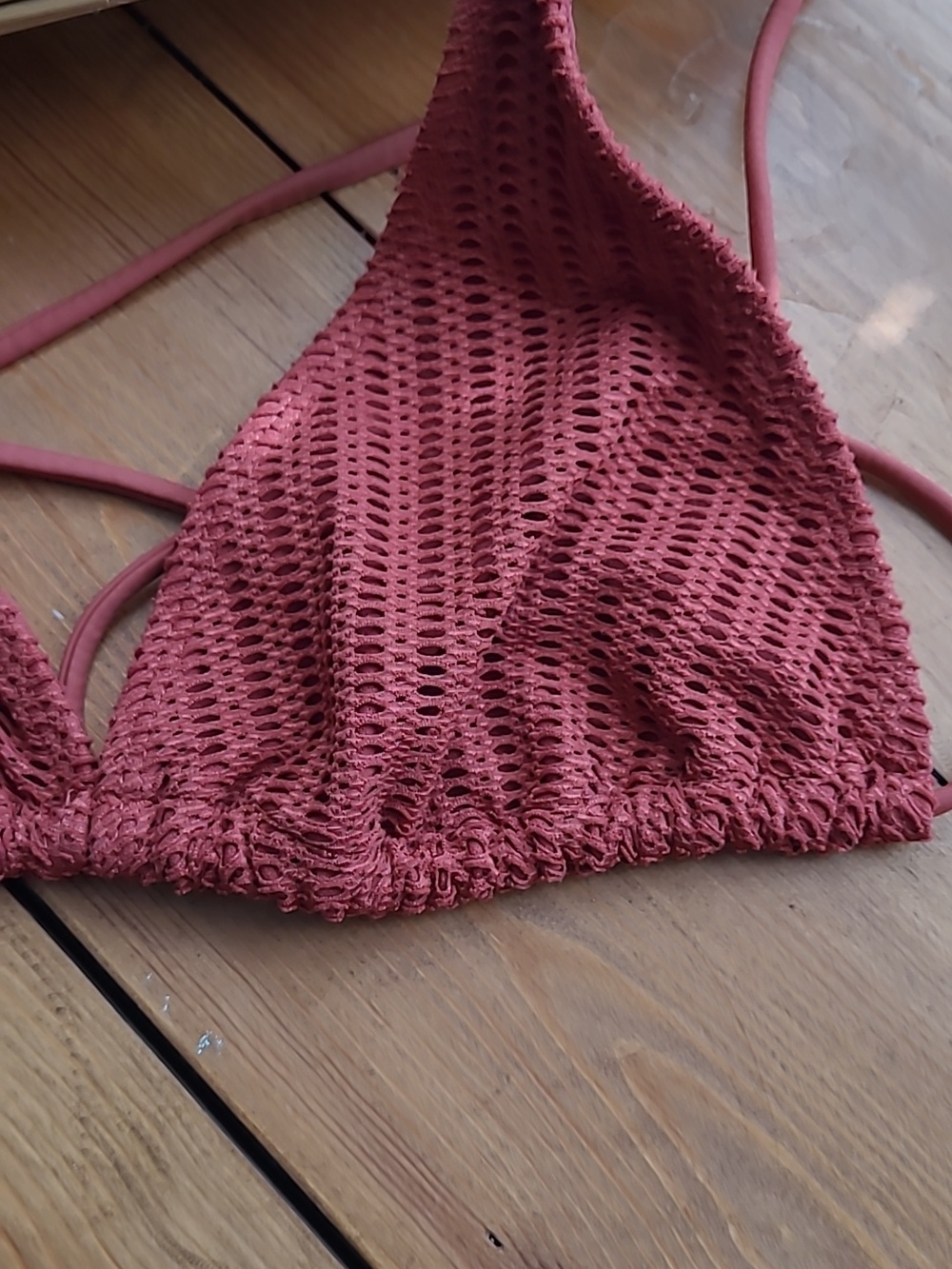 Terracotta/Brown/Rust Bikini Top - Picture 3 of 3